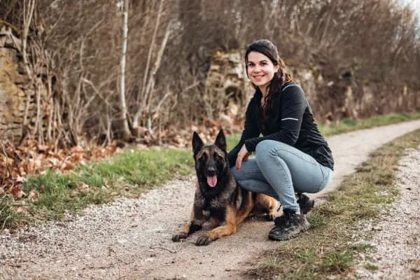 Chien heureux